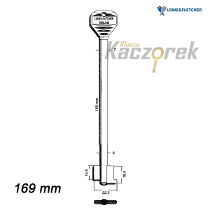 Zásuvný 056 - Lowe & Fletcher 169 mm - surový klíč - LONG 10